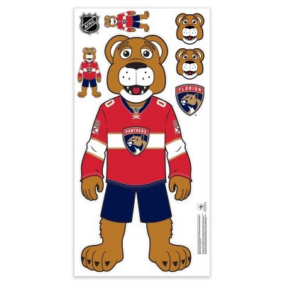 Florida Panthers Mascot Repositionable Wall Decal Set