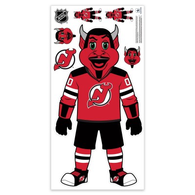 New Jersey Devils Mascot Repositionable Wall Decal Set