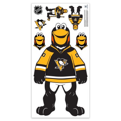 Pittsburgh Penguins Mascot Repositionable Wall Decal Set