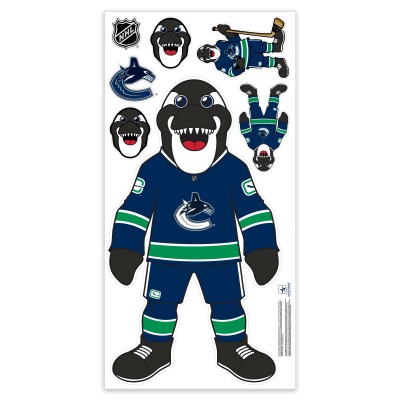 Vancouver Canucks Mascot Repositionable Wall Decal Set