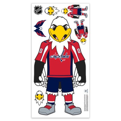 Washington Capitals Mascot Repositionable Wall Decal Set