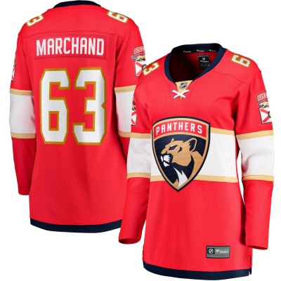 Игровая джерси Женская Florida Panthers Brad Marchand Fanatics Red Home Breakaway Player