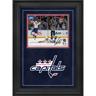 Alexander Ovechkin Washington Capitals Autographed Fanatics Authentic Deluxe Framed 8 x 10 895th Goal Celebration Photograph