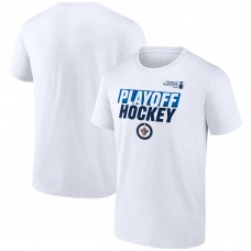 Winnipeg Jets White 2025 Stanley Cup Playoffs Breakout T-Shirt