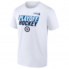 Winnipeg Jets White 2025 Stanley Cup Playoffs Breakout T-Shirt