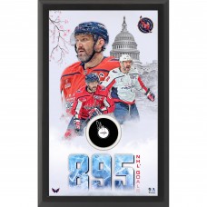Alexander Ovechkin Washington Capitals Autographed Fanatics Authentic Framed 895th Goal Hockey Puck Shadowbox