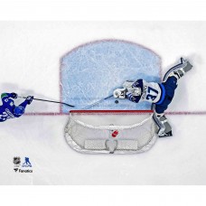 Connor Hellebuyck Winnipeg Jets Unsigned Fanatics Authentic Diving Save Photograph