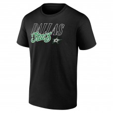 Dallas Stars Black Script T-Shirt