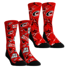 Носки Unisex Carolina Hurricanes Rock Em Number 1 Dad 2-Pack Crew