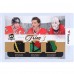 Denis Savard, Doug Wilson and Tony Esposito Chicago Blackhawks 2011-12 Upper Deck The Cup Triple Game Used Relics #C3-BHAWKS #10/10 Card