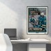 San Jose Sharks Joe Thornton Phenom Gallery Jersey Retirement 18 x 24 Deluxe Framed Serigraph Print