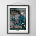 San Jose Sharks Joe Thornton Phenom Gallery Jersey Retirement 18 x 24 Deluxe Framed Serigraph Print