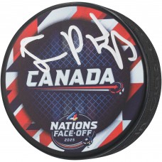 Шайба Sam Reinhart Florida Panthers Autographed Fanatics Authentic Canada 4 Nations Face-Off