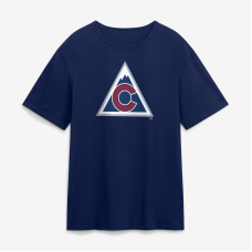 Colorado Avalanche Fanatics Athletic Navy Elevated Essential T-Shirt Colorado Avalanche Fanatics Athletic Navy Elevated Essential T-Shirt