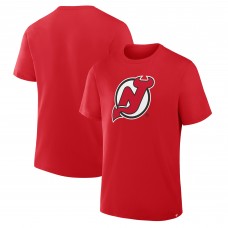 New Jersey Devils Fanatics Red Essential Legacy T-Shirt