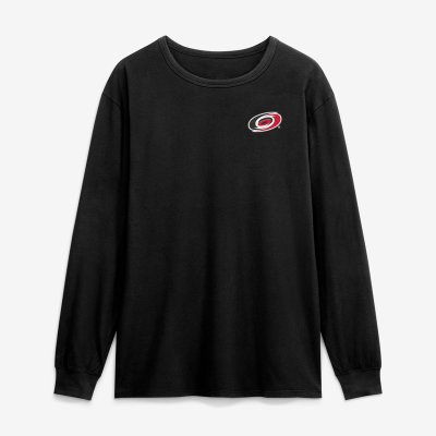 Футболка с длинным рукавом Carolina Hurricanes Fanatics Black Game