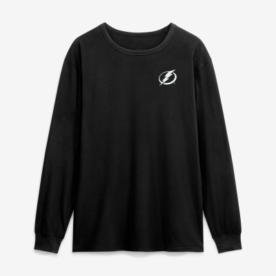 Футболка с длинным рукавом Tampa Bay Lightning Fanatics Black Game