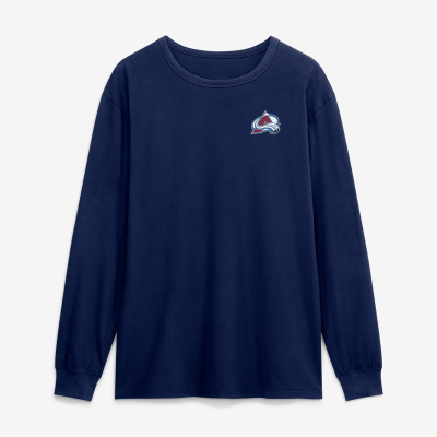 Colorado Avalanche Fanatics Navy Game Long Sleeve T-Shirt