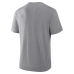 Colorado Avalanche Fanatics Heather Gray Elevated Tri-Blend T-Shirt