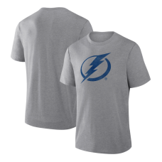 Футболка Tampa Bay Lightning Fanatics Heather Gray Elevated Tri-Blend Футболка Tampa Bay Lightning Fanatics Heather Gray Elevated Tri-Blend