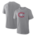 Футболка Montreal Canadiens Fanatics Heather Gray Heritage Tribute Tri-Blend Футболка Montreal Canadiens Fanatics Heather Gray Heritage Tribute Tri-Blend