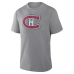 Футболка Montreal Canadiens Fanatics Heather Gray Heritage Tribute Tri-Blend