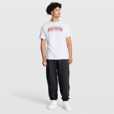 Футболка Florida Panthers Fanatics White Play Distressed Wordmark Stadium Slub