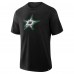 Dallas Stars Fanatics Black Stadium Slub T-Shirt