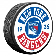New York Rangers Cog Hockey Puck