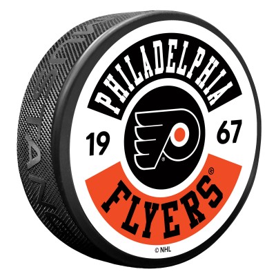 Philadelphia Flyers Cog Hockey Puck