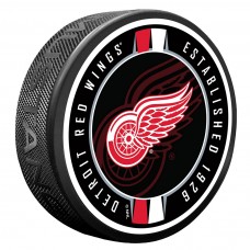 Detroit Red Wings Ribbon Hockey Puck Detroit Red Wings Ribbon Hockey Puck