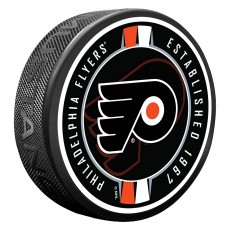 Philadelphia Flyers Ribbon Hockey Puck