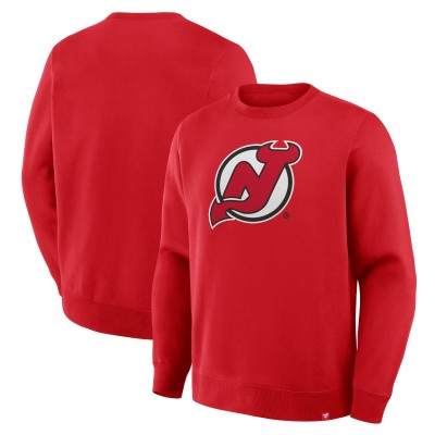 New Jersey Devils Fanatics Red Essential Legacy Sweatshirt