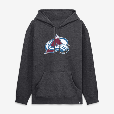 Colorado Avalanche Fanatics Heather Charcoal Essential Hoodie