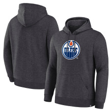 Толстовка Edmonton Oilers Fanatics Heather Charcoal Essential Толстовка Edmonton Oilers Fanatics Heather Charcoal Essential
