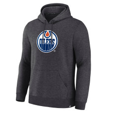 Толстовка Edmonton Oilers Fanatics Heather Charcoal Essential Толстовка Edmonton Oilers Fanatics Heather Charcoal Essential
