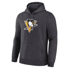 Толстовка Pittsburgh Penguins Fanatics Heather Charcoal Essential Толстовка Pittsburgh Penguins Fanatics Heather Charcoal Essential