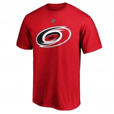 Футболка Carolina Hurricanes Andrei Svechnikov Fanatics Red Authentic Stack Name & Number