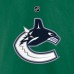 Vancouver Canucks Brock Boeser Fanatics Green Authentic Stack Name & Number T-Shirt
