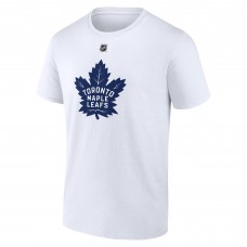Футболка Toronto Maple Leafs William Nylander Fanatics Navy Authentic Stack Name & Number