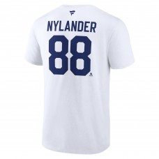 Футболка Toronto Maple Leafs William Nylander Fanatics Navy Authentic Stack Name & Number