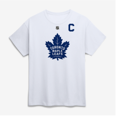Футболка Auston Matthews Toronto Maple Leafs Fanatics Authentic Stack Name & Number - White