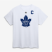 Футболка Auston Matthews Toronto Maple Leafs Fanatics Authentic Stack Name & Number - White