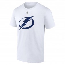 Футболка Tampa Bay Lightning Nikita Kucherov Fanatics White Authentic Stack Name & Number Футболка Tampa Bay Lightning Nikita Kucherov Fanatics White Authentic Stack Name & Number