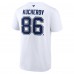 Футболка Tampa Bay Lightning Nikita Kucherov Fanatics White Authentic Stack Name & Number