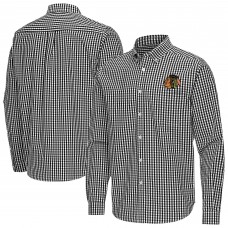 Рубашка Chicago Blackhawks Antigua Black Ellis Tri-Blend