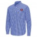 Montreal Canadiens Antigua Blue Ellis Tri-Blend Long Sleeve Button-Down Shirt