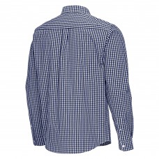 Nashville Predators Antigua Navy Ellis Tri-Blend Long Sleeve Button-Down Shirt