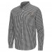 Nashville Predators Antigua Black Ellis Tri-Blend Long Sleeve Button-Down Shirt
