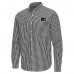 Philadelphia Flyers Antigua Black Ellis Tri-Blend Long Sleeve Button-Down Shirt